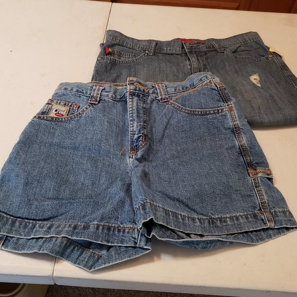 Cruel Girl Pants - Lot Cruel Girl Jean Shorts size 1 and Fire Jeans